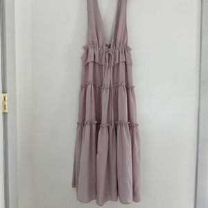Lavender Ruffle layer Dress